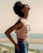 Latitude Attitude Muscle Tank - PINK ARROWS