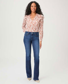 Laurel Canyon PETITE Boot Cut Jeans Foreign Film - 32" Inseam - PINK ARROWS