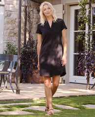Lauren Polo Dress Black - PINK ARROWS