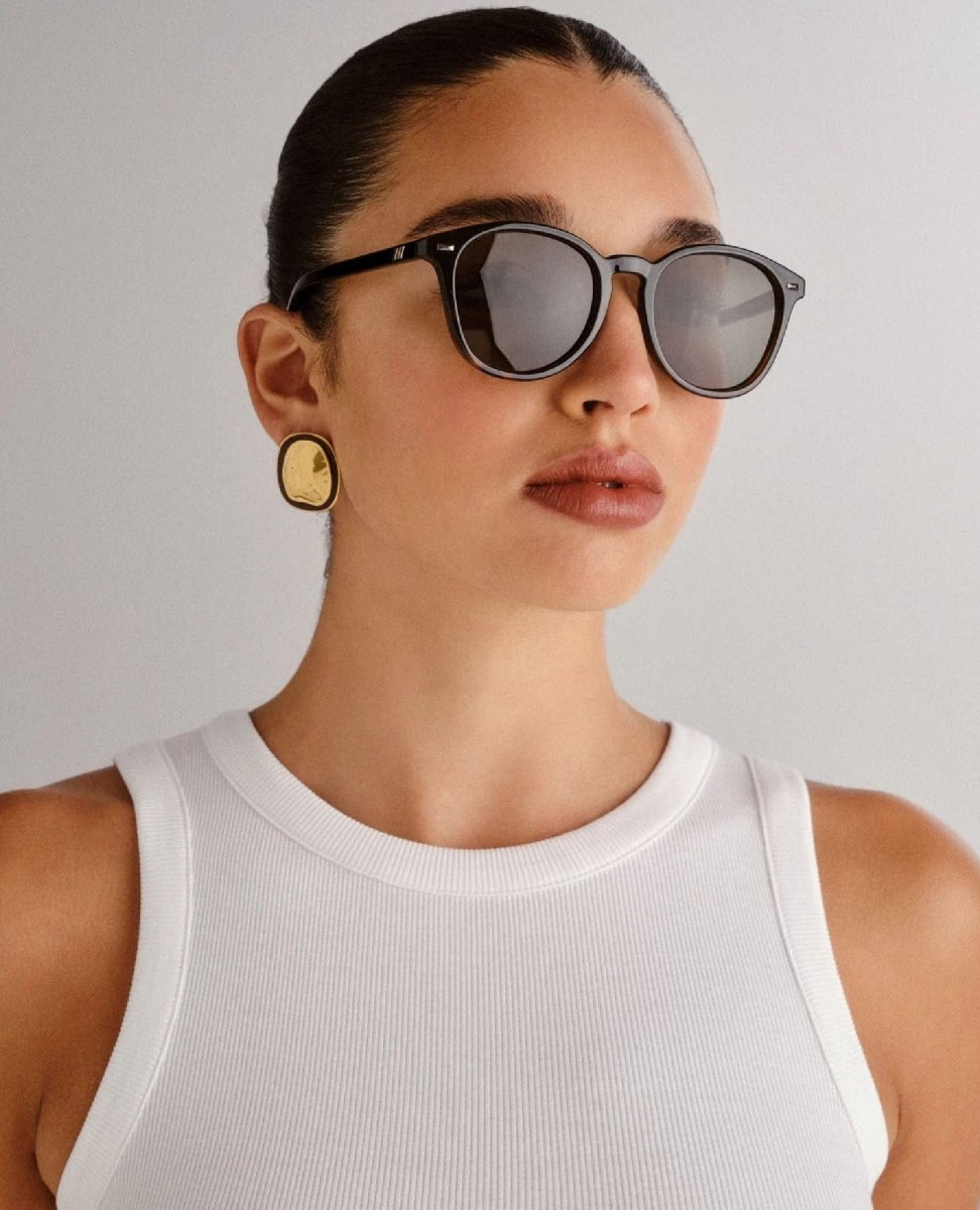 Le Spec Bandwagon Sunglasses Black Tortoise - PINK ARROWS