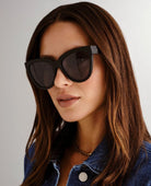 Le Spec Liar Liar Black Rubber Frame - PINK ARROWS