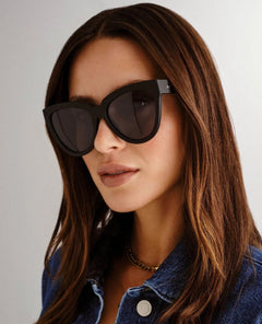 Le Spec Liar Liar Black Rubber Frame - PINK ARROWS