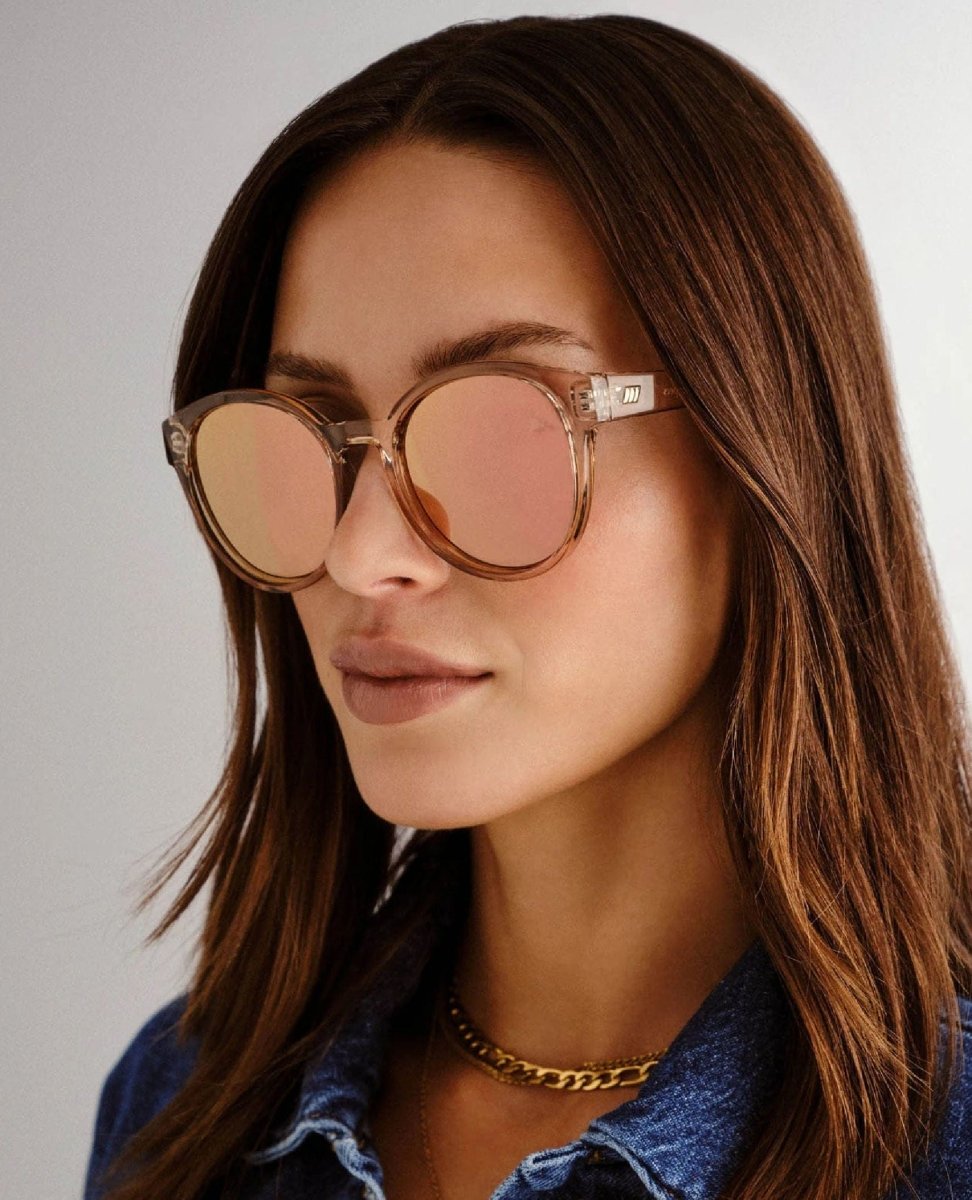 Le Spec Paramount Sunglasses Tan - PINK ARROWS