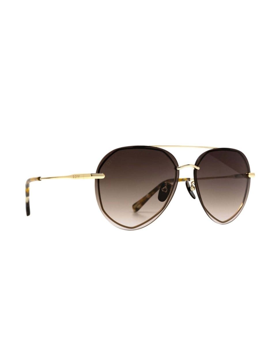 Lenox Gold Sea Tortoise Tips Brown Gradient - PINK ARROWS