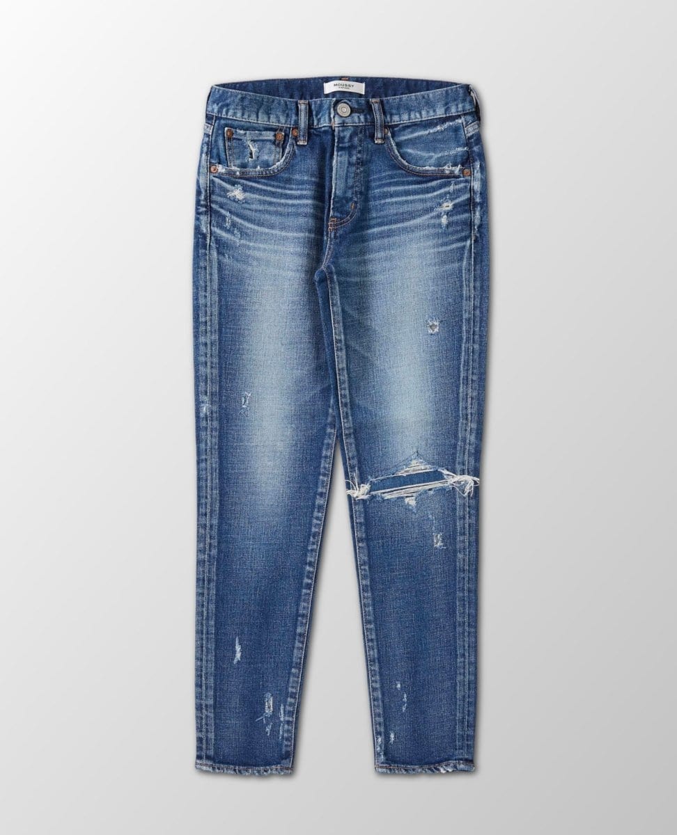 Lenwood Skinny Medium Blue Vintage - PINK ARROWS