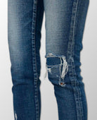 Lenwood Skinny Medium Blue Vintage - PINK ARROWS
