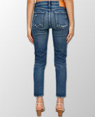 Lenwood Skinny Medium Blue Vintage - PINK ARROWS