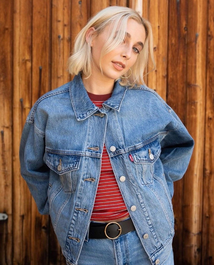 Levi's 90's Trucker Jacket Soft As Butter - PINK ARROWS