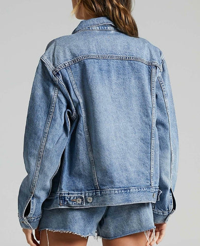 Levi's 90's Trucker Jacket Soft As Butter - PINK ARROWS