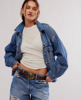 Levi's 90's Trucker Jacket Soft As Butter Dark - PINK ARROWS