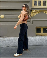 Levi's Ribcage Jean Rosie Posie Black - PINK ARROWS