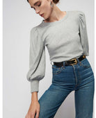 Loren 3/4 Sleeve Heather Grey - PINK ARROWS