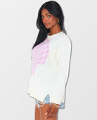 Lost At Sea Sweater Seashell Knit - PINK ARROWS