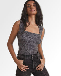 Love Letter Cami Vintage Black - PINK ARROWS