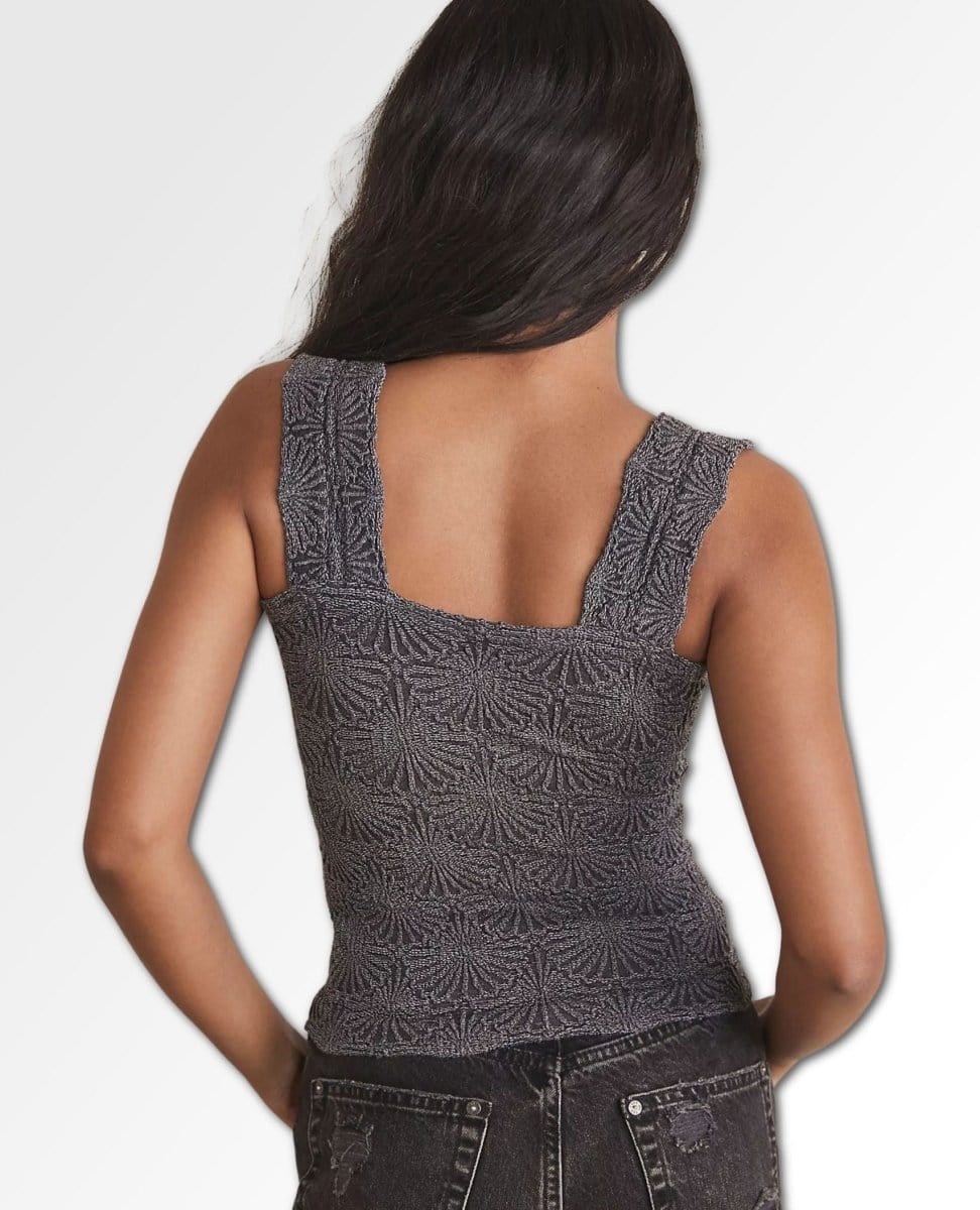 Love Letter Cami Vintage Black - PINK ARROWS