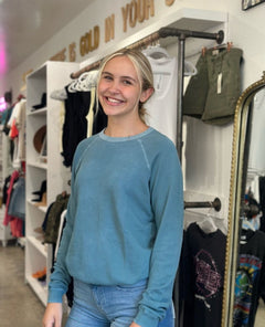 Lucky Rabbit Sweatshirt Bluestorm - PINK ARROWS