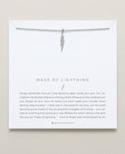 Made of Lightning Necklace Silver - PINK ARROWS