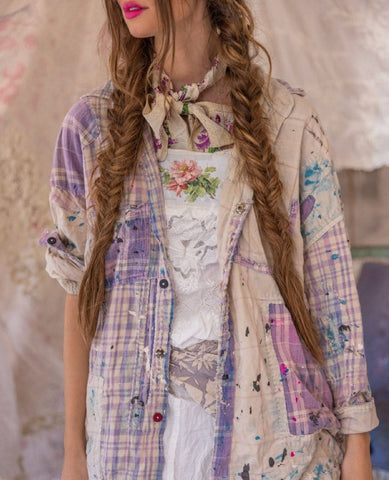 Magnolia Pearl Surfside Shirt - PINK ARROWS