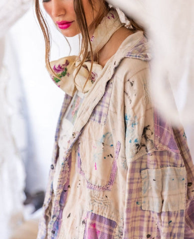 Magnolia Pearl Surfside Shirt - PINK ARROWS