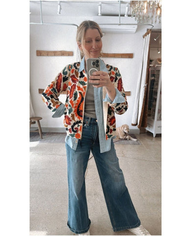 Maison Hotel Carnival Kalpana Jacket Tutti Frutti - PINK ARROWS