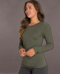 Malibu Jersey Crew Olive - PINK ARROWS