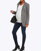 Mama Ankle Jeanish Twilight Rinse - PINK ARROWS