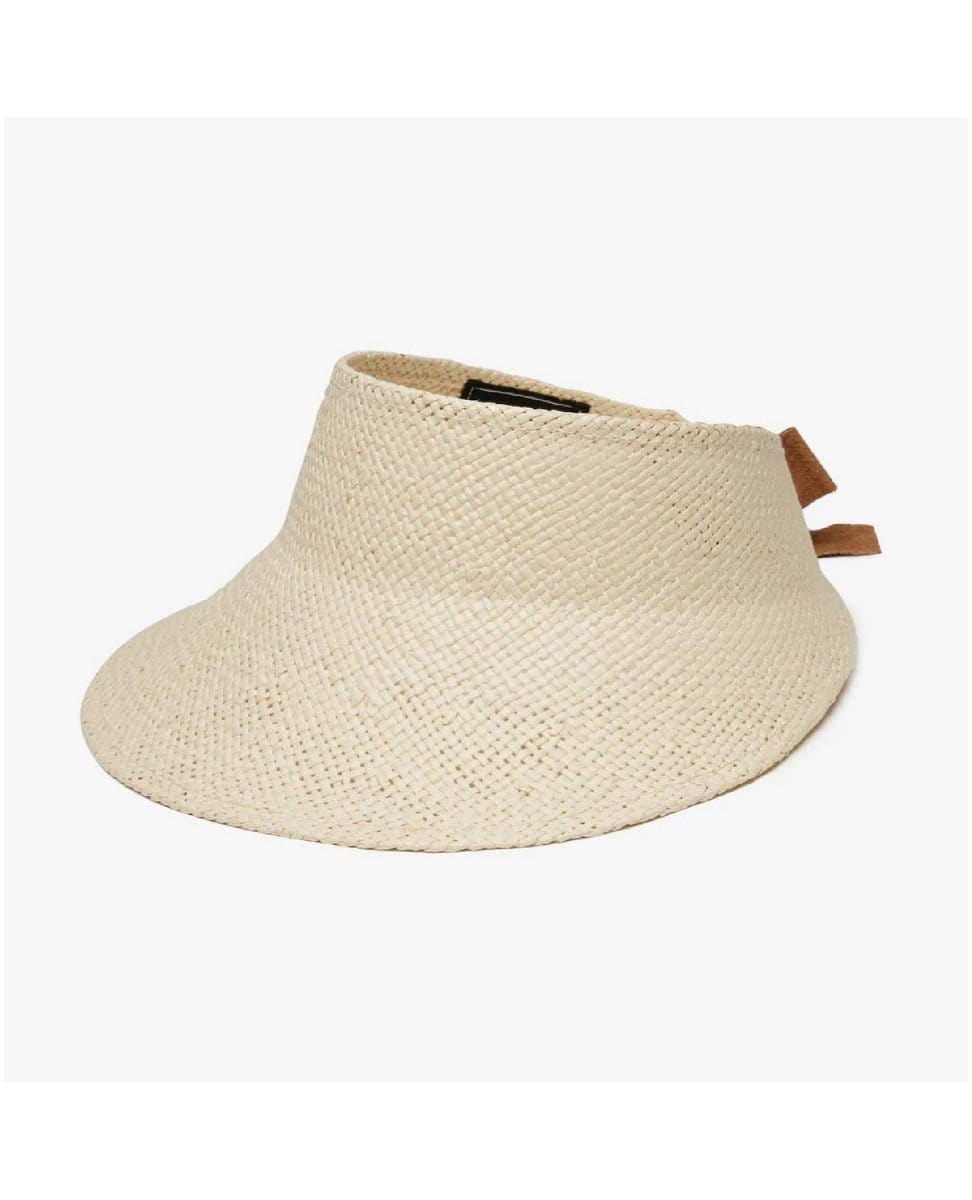 Margot Visor Straw - PINK ARROWS