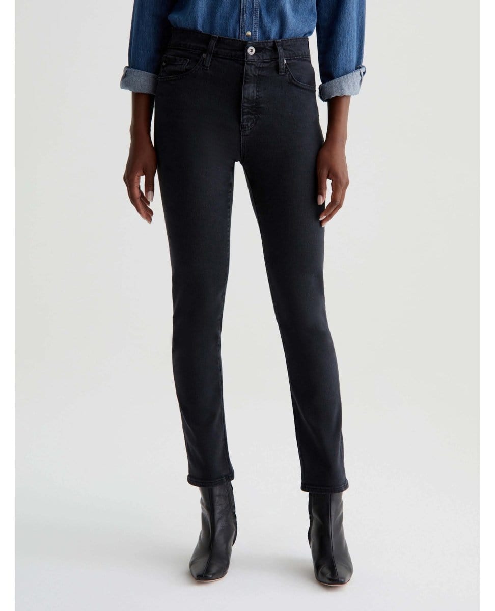 Mari Crop Cloud Soft Denim Black - PINK ARROWS