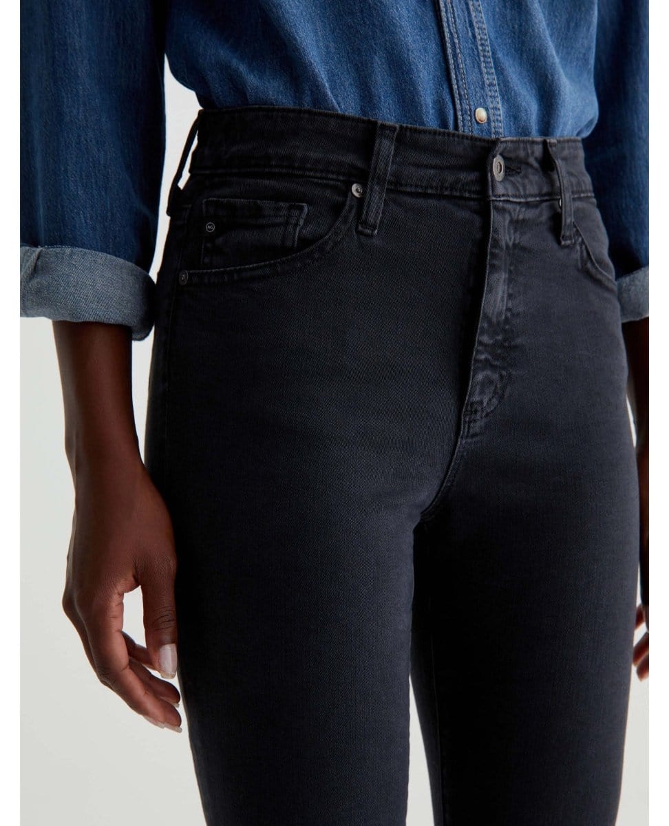 Mari Crop Cloud Soft Denim Black - PINK ARROWS