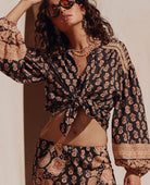 Marmont Blouse Whiskey - PINK ARROWS