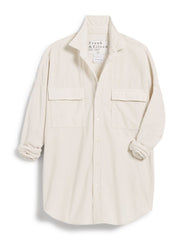 McLoghlin Utility Shirt Vintage White Corduroy - PINK ARROWS