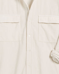 McLoghlin Utility Shirt Vintage White Corduroy - PINK ARROWS