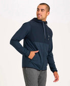 Men's Sunday Element Jacket Navy Heather - PINK ARROWS