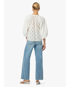 Mia Wide Leg Jean Heat - PINK ARROWS