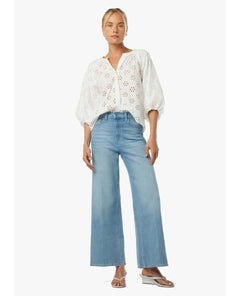 Mia Wide Leg Jean Heat - PINK ARROWS