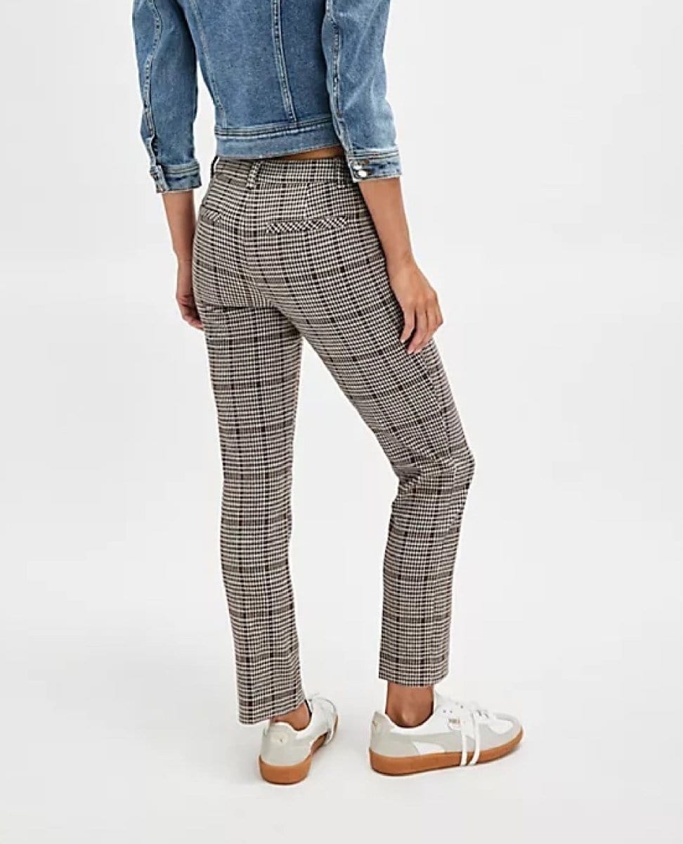Molly Slim Plaid Pants Windsor Combo - PINK ARROWS