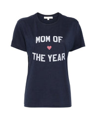 Mom Of The Year Tee Navy - PINK ARROWS