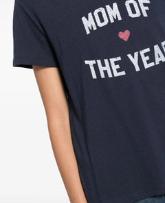 Mom Of The Year Tee Navy - PINK ARROWS