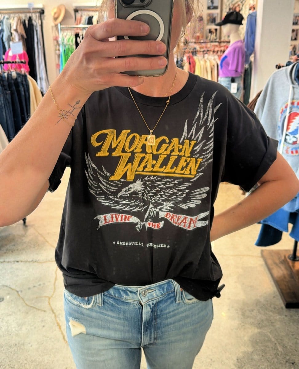 Morgan Wallen Livin' the Dream Tee - PINK ARROWS