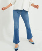 MOTHER Denim Weekender Bootcut Layover - PINK ARROWS