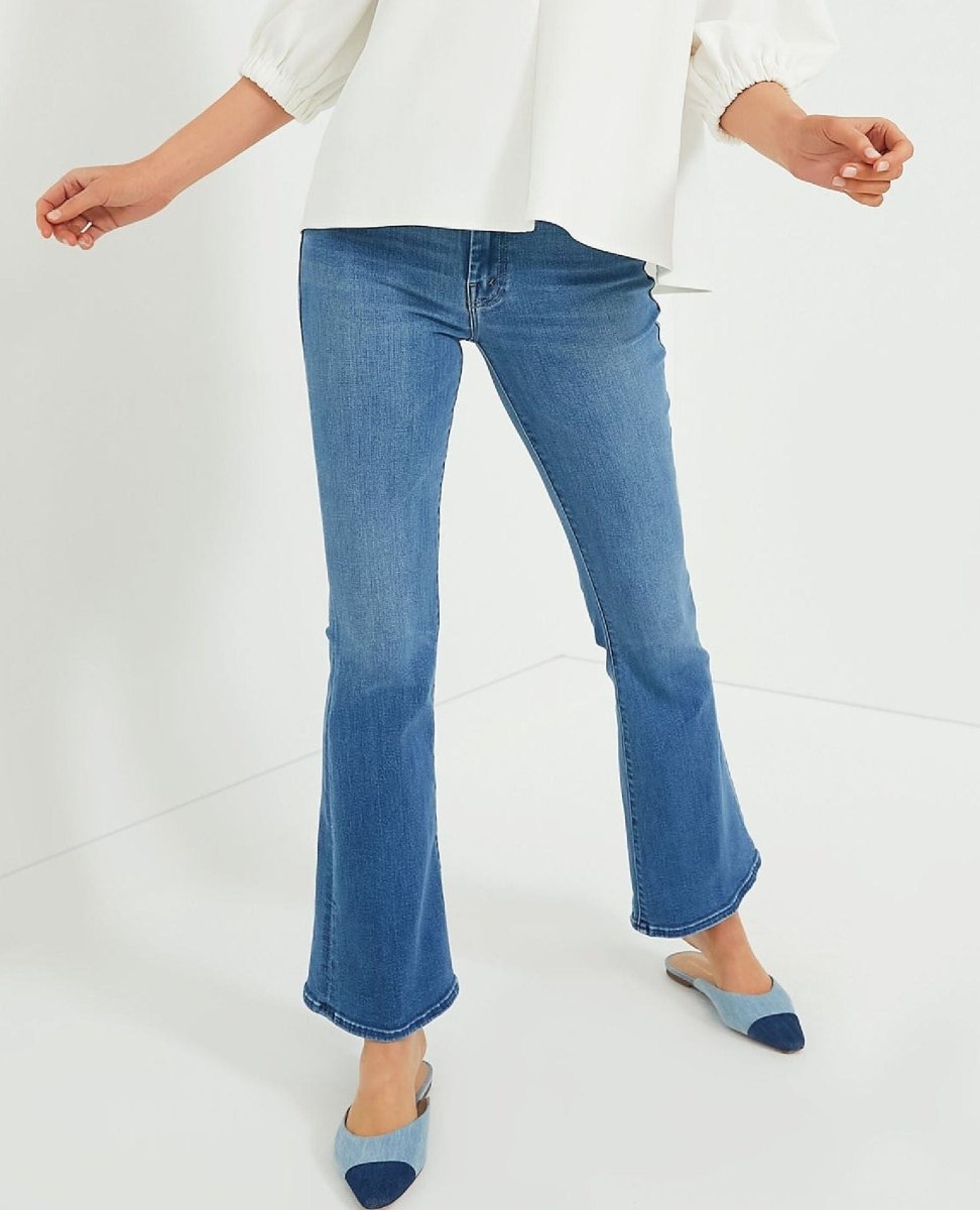MOTHER Denim Weekender Bootcut Layover - PINK ARROWS