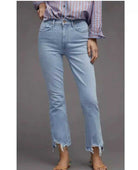 Mother Jeans Insider Crop Step in Mentally Elsewhere - PINK ARROWS