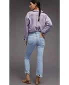 Mother Jeans Insider Crop Step in Mentally Elsewhere - PINK ARROWS