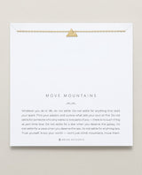 Move Mountains Necklace Gold - PINK ARROWS