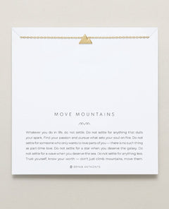 Move Mountains Necklace Gold - PINK ARROWS