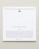Move Mountains Necklace Gold/Crystal - PINK ARROWS