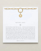 Never Lost Charm Necklace 14k Gold - PINK ARROWS