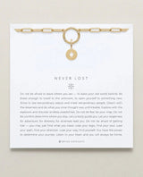 Never Lost Charm Necklace 14k Gold - PINK ARROWS