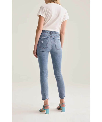 Nico High Rise Slim Fit Rooted - PINK ARROWS