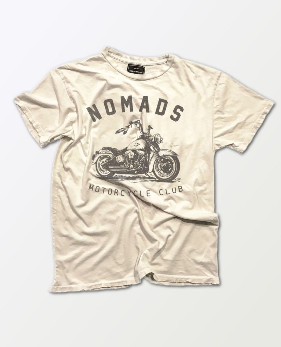 Nomads Motorcycles Vintage Unisex Tee - PINK ARROWS